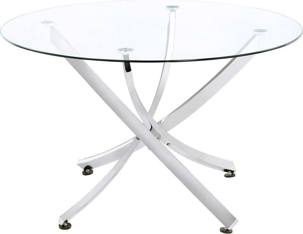 Elegant White Dining Table Set