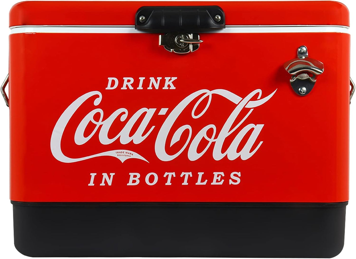 Retro-Style Beverage Cooler for Camping & Tailgating