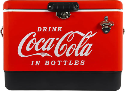 Retro-Style Beverage Cooler for Camping & Tailgating