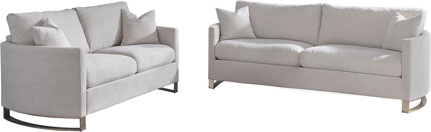 Elegant 2-Piece Velvet Sofa Set for Modern Living Rooms