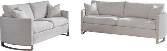 Elegant 2-Piece Velvet Sofa Set for Modern Living Rooms