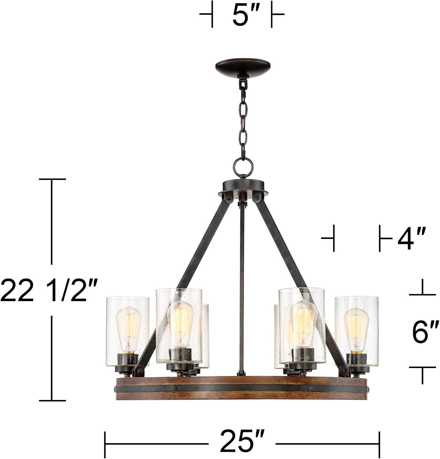 Elegant Rustic Chandelier for Cozy Home Atmosphere