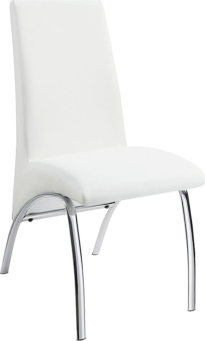 Elegant White Dining Table Set