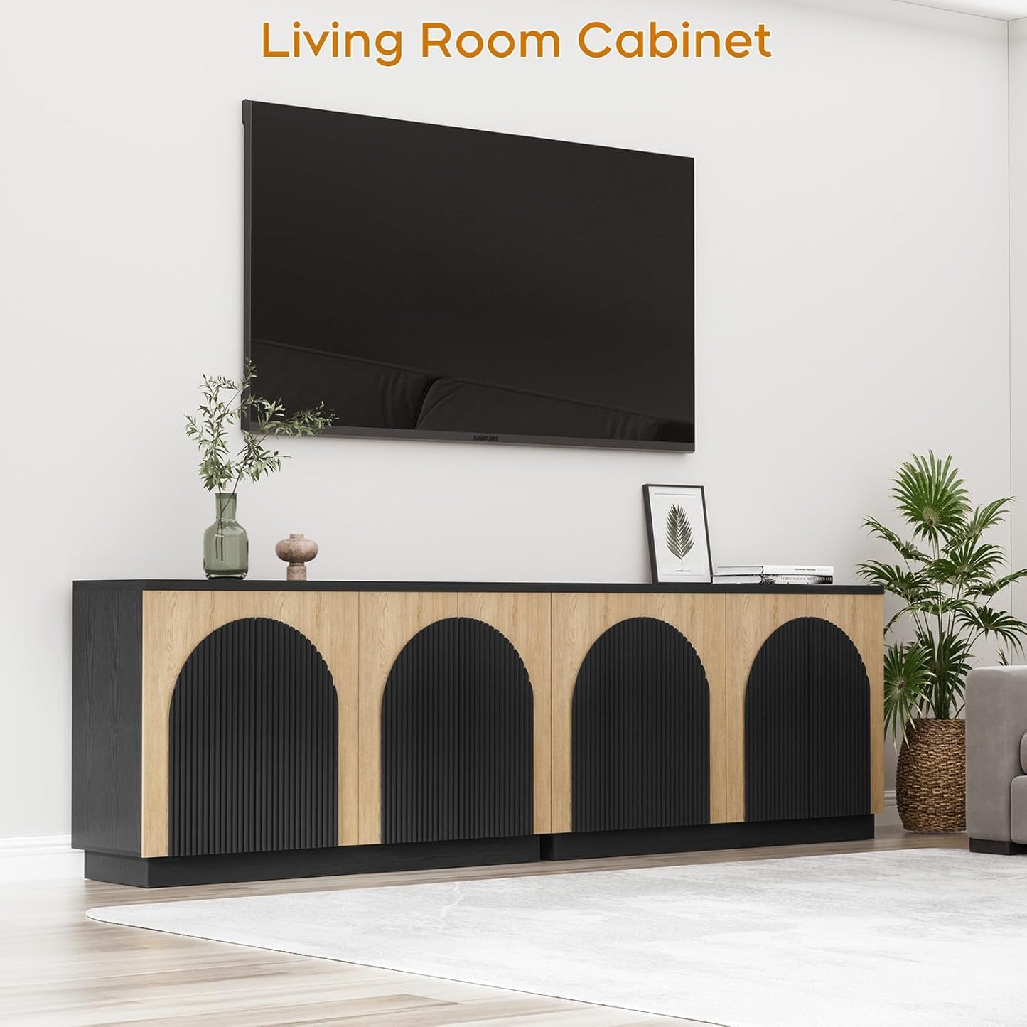 Modern Sideboard Credenza for Stylish Home Storage