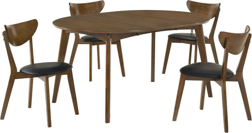 Elegant Wooden Dining Table Set 5-Piece Kitchen Furniture