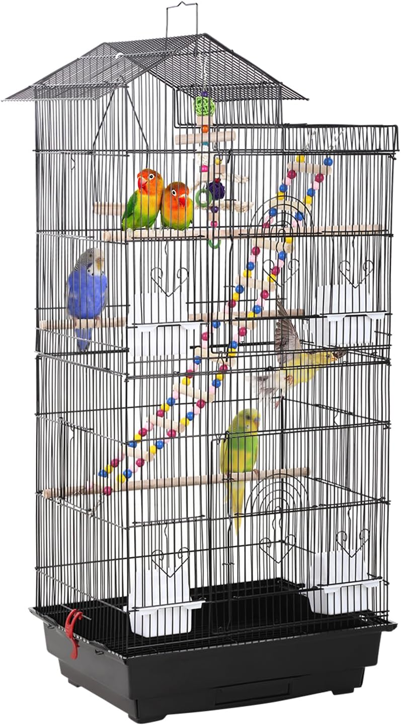 Multi-Functional Bird Cage Small Parrot & Cockatiel Home