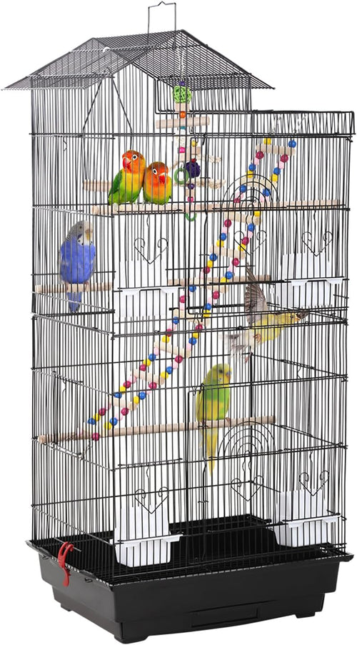 Multi-Functional Bird Cage Small Parrot & Cockatiel Home