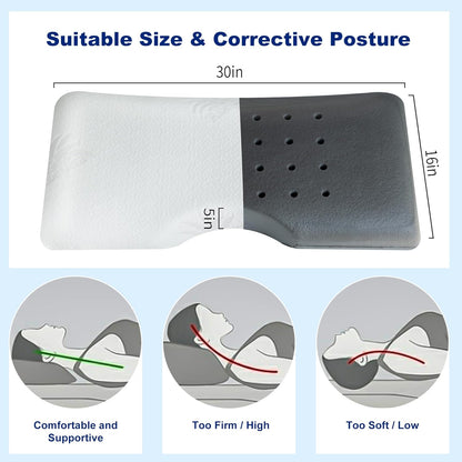 Neck-Friendly Memory Foam Pillow for Better Sleep