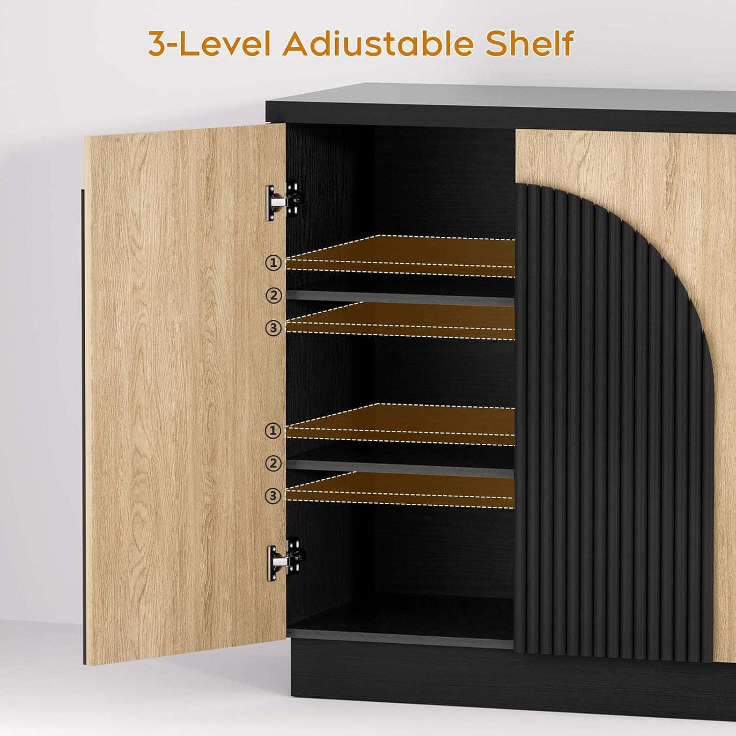 Modern Sideboard Credenza for Stylish Home Storage