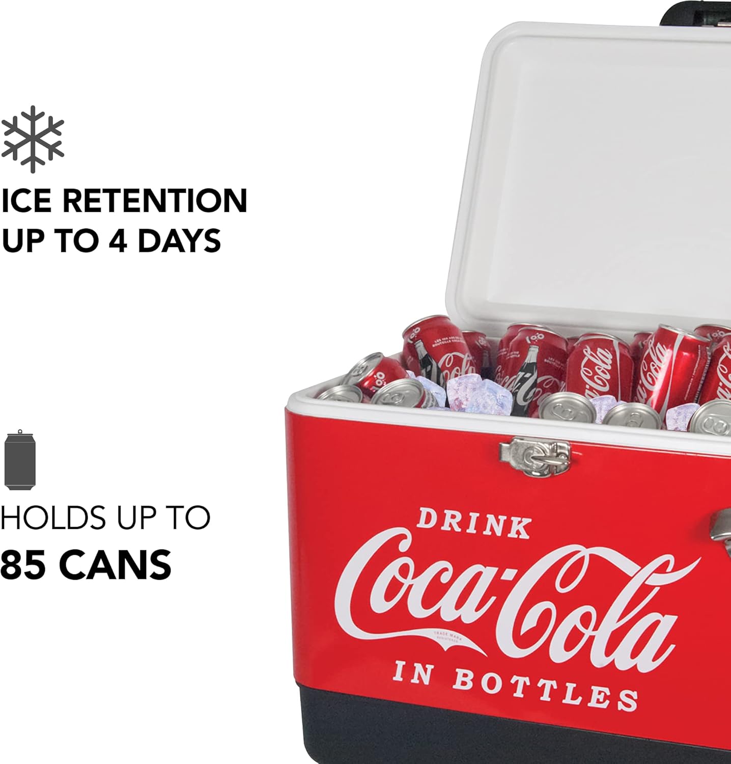 Retro-Style Beverage Cooler for Camping & Tailgating
