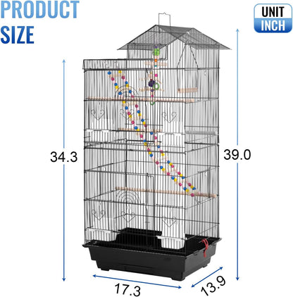 Multi-Functional Bird Cage Small Parrot & Cockatiel Home