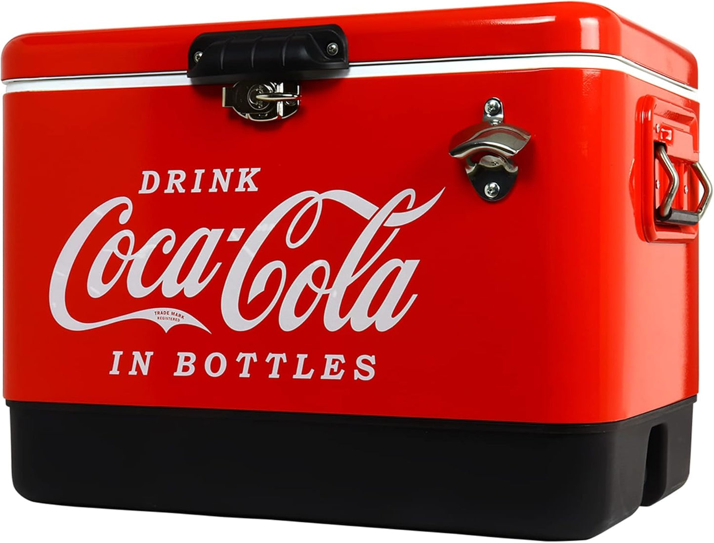 Retro-Style Beverage Cooler for Camping & Tailgating