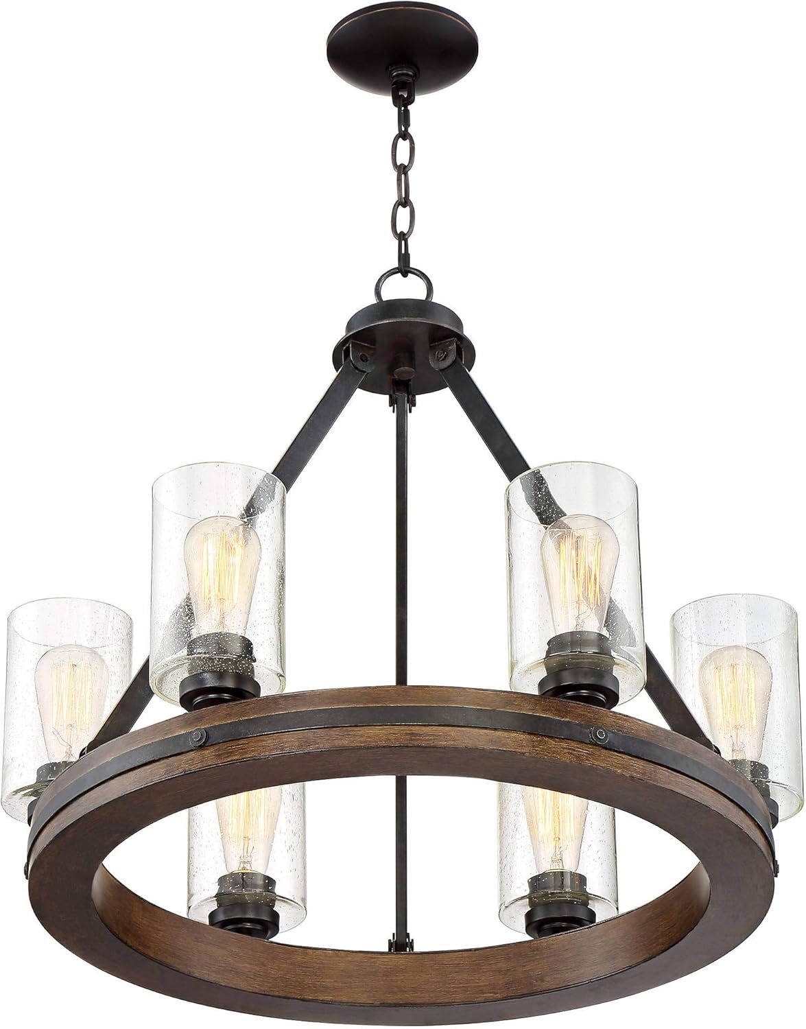 Elegant Rustic Chandelier for Cozy Home Atmosphere