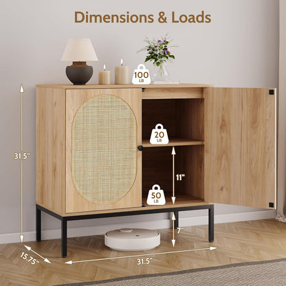 Handmade Wooden Sideboard for Storage & Decor