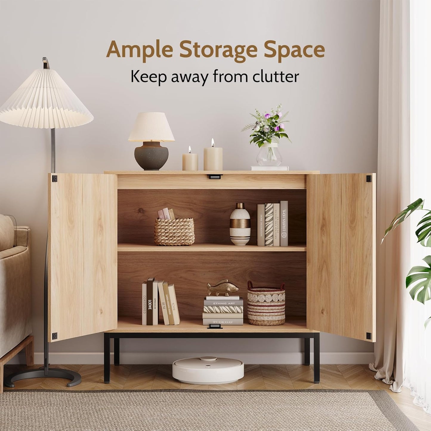 Handmade Wooden Sideboard for Storage & Decor