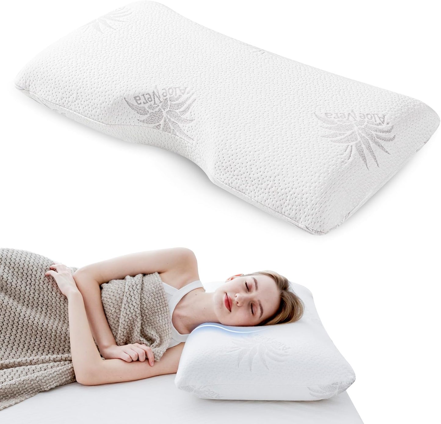 Neck-Friendly Memory Foam Pillow for Better Sleep