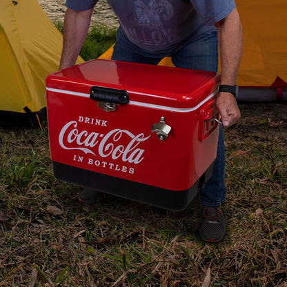 Retro-Style Beverage Cooler for Camping & Tailgating