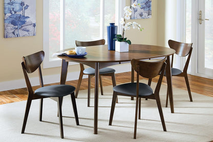 Elegant Wooden Dining Table Set 5-Piece Kitchen Furniture
