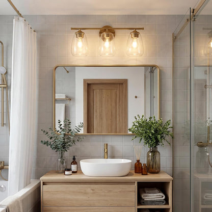 Soft Glow 3-Light Wall Lamp for Bathroom & Bedroom 💡