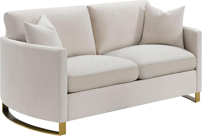 Elegant 2-Piece Velvet Sofa Set for Modern Living Rooms