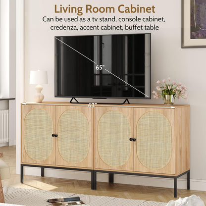 Handmade Wooden Sideboard for Storage & Decor